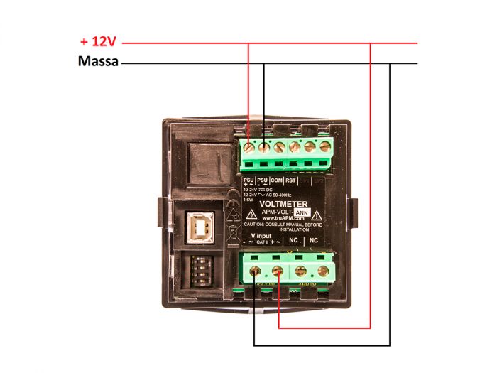 Voltmetro Digitale 5-30V [000120789] - 22,50€ iva inclusa Camper - Camping  - Campeggio, Accessori per camper, caravan e camping