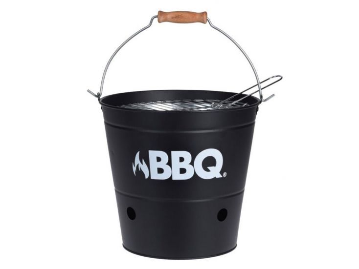 Secchio da barbecue nero