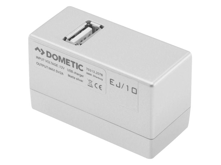 Dometic adattatore con ingresso USB per canalina argento