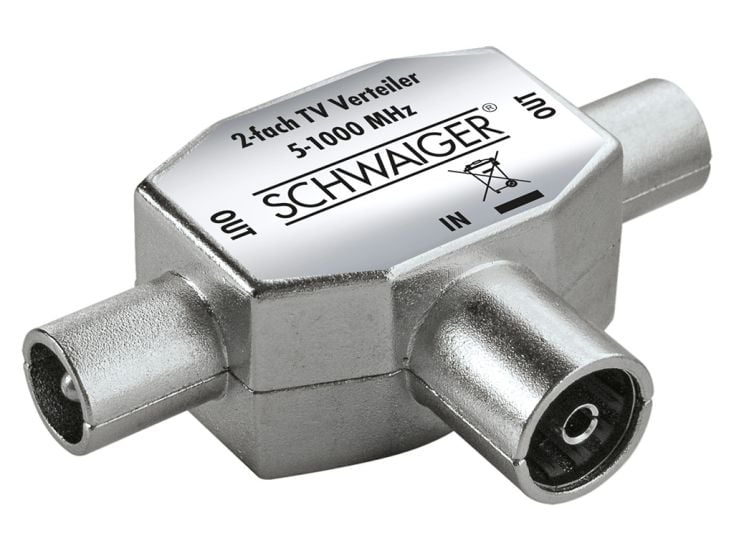 Schwaiger splitter TV a 2 vie