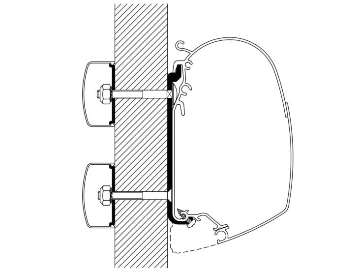 Thule adattatore Flat Serie 5 40 cm